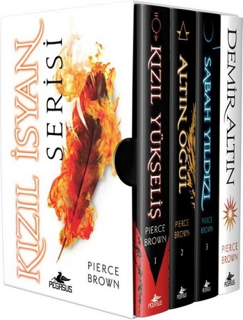 Kızıl İsyan Serisi (4 Kitap Takım Ciltli Kutulu Özel Set) (Ciltli)