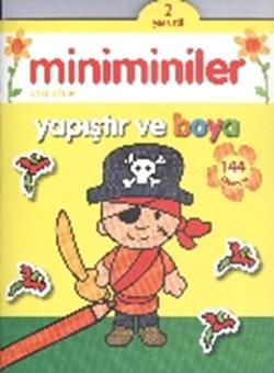Miniminiler Sarı Kitap Yapıştır ve Boya