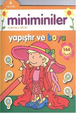 Miniminiler : Turuncu Kitap Yapıştır ve Boya